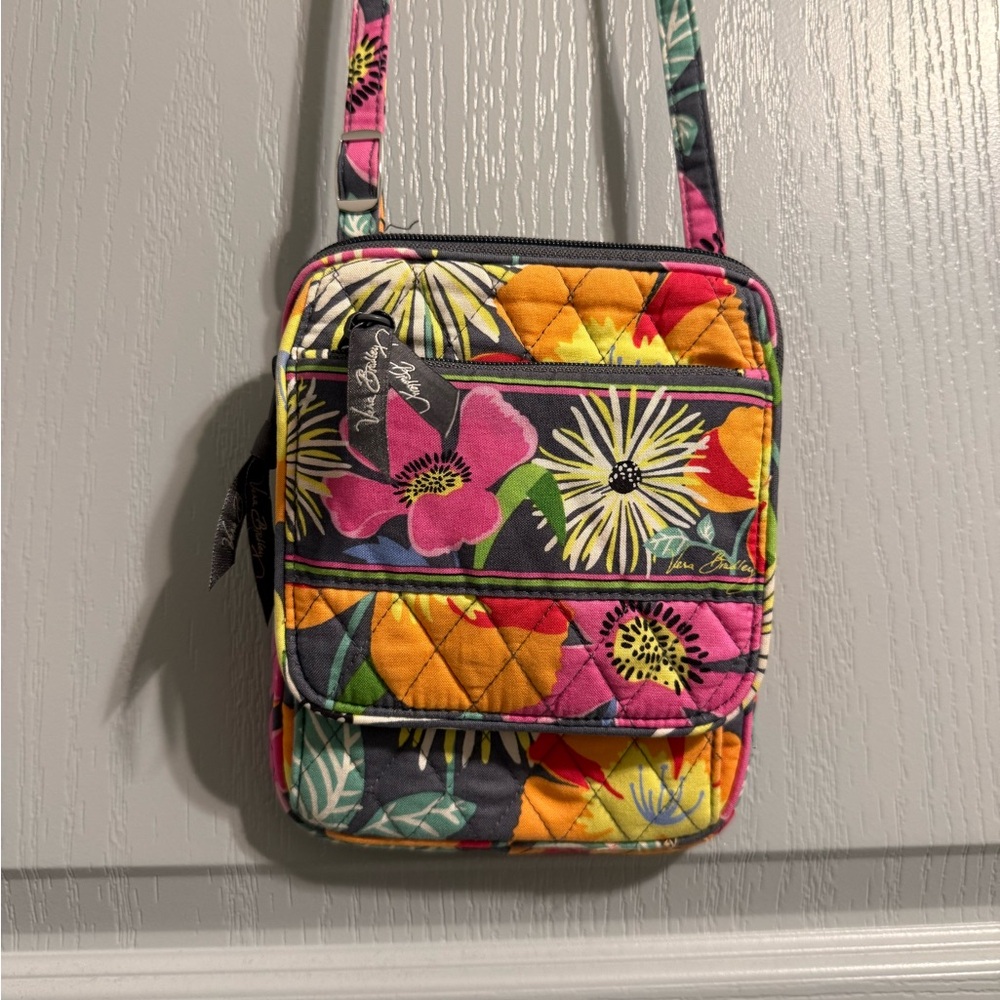 Vera Bradley Floral Quilted Crossbody Bag
